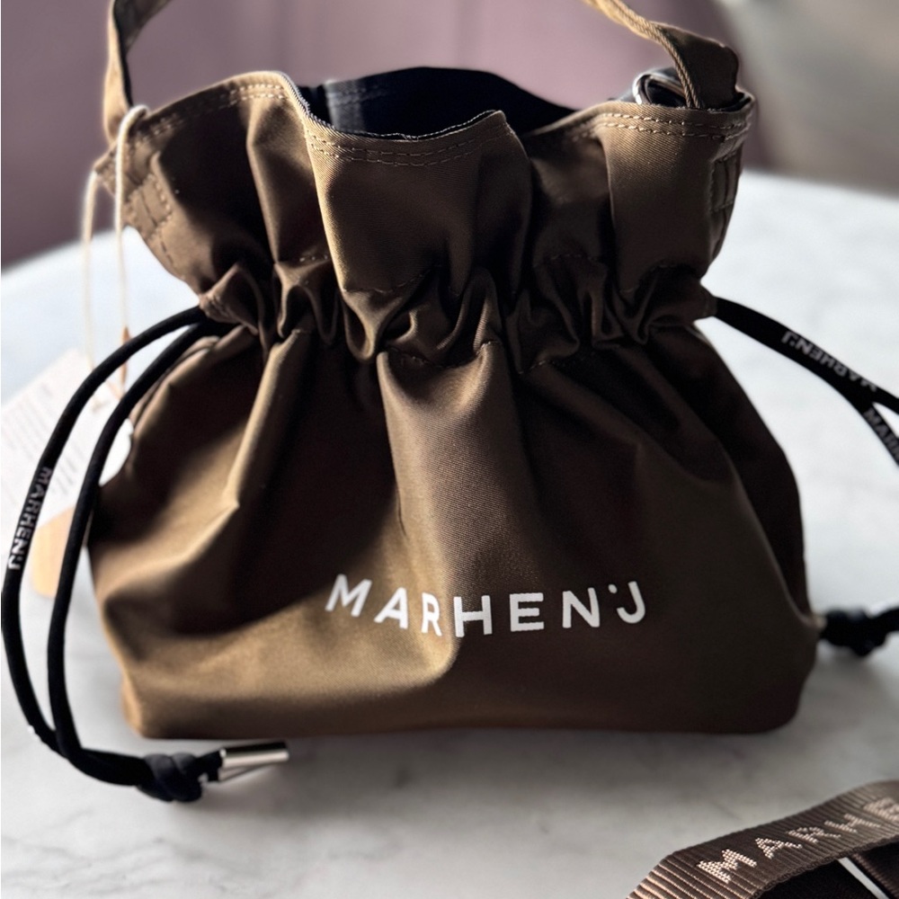Marhen J army green Drawstring Bag